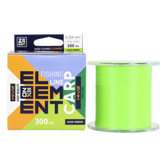 Леска ZEOX Hi-Viz Element Carp 300м Acid Green 0.256мм