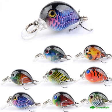 Микровоблер Bassdash Micro Crank 33mm 2g #1