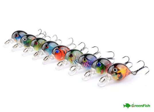 Микровоблер Bassdash Micro Crank 33mm 2g #1