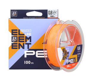Шнур Zeox Element PE X4 100м OR #0.8