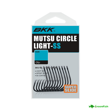 Гачок BKK SS Mutsu Circle Light №1/0 (8шт)