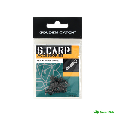 Вертлюг GC G.Carp Quick Change Swivel №4(10шт)NEW 2024