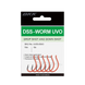 Крючок BKK DSS-Worm UVO Orange №1/0(5шт)NEW