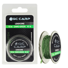 Лидкор GC G.Carp Leadcore 10м 50lb Caмo Green(со свинцом)