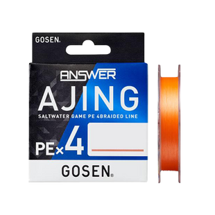 Шнур Gosen Answer Ajing PE X4 150m #0.2 5lb Orange NEW