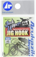 Крючок Arukazik AR-HK01 Jack Upper Jig Hook №10(15шт)