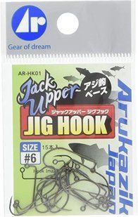 Гачок Arukazik AR-HK01 Jack Upper Jig Hook №10(15шт)