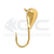 Мормышка вольфрамовая GC N-Ice Капля 2.5мм 0.25г Gold (5шт)