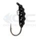 Мормышка вольфрамовая GC N-Ice Опарыш 3.0мм 0.52г Black (5шт)