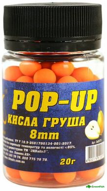 Бойл Pop-up 8мм Acid Pear (кисла груша), 3KBaits, 20г