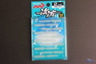 Силікон Dragon RF Ocean Current Worm 1.5" (10шт) Glow Lame