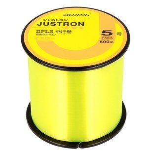Леска Daiwa Justron DPLS 500м №2.5 0.260мм 10lb Yellow