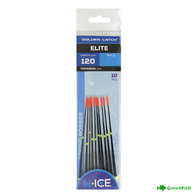 Кивок стальной GC N-Ice Spring Bobber Elite 120мм 1.0г (10шт)
