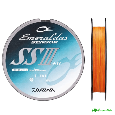 Шнур Daiwa Emeraldas Sensor SSIII+ Si 150м #0.6 Orange NEW