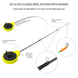 Удочка зимняя GC N-Ice Closed Reel Ice Rod with Guides Red