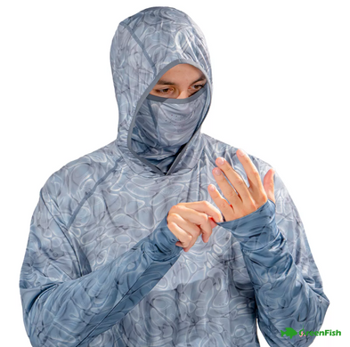Джерси с капюшоном GC Vortex Air Hoodie Sun Shirt Grey S