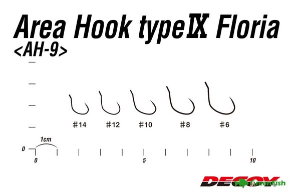 Крючок Decoy Area Type IX Floria №14(12шт)
