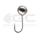 Мормышка вольфрамовая GC N-Ice Шар с отверстием 3.5мм 0.41г Black Nickel (5шт)